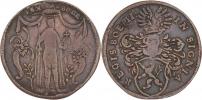 Nástupní jeton "INSIGNIA.REGIS.BOHEMI." (cca 1619) -