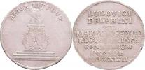 Jeton na svatbu princ. Marie Josefy s Ludvíkem 1747 -