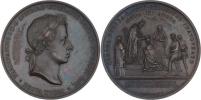 Manfredini - AE medaile na korunovaci v Miláně 1838 -