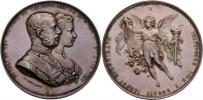 Tautenhayn - AR medaile na památku sňatku 10.V.1881 -