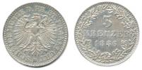 3 Kreuzer 1866               KM 373   "sbírkový"