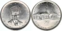 25 Lira 1970 - 50. výr. Národního shromáždění        KM 897    Ag
