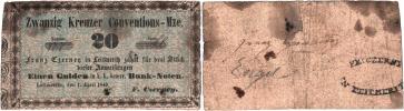 Leitmeritz (Litoměřice) - F.Czerney- 20 Krejcar 1849