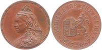 Victoria - pamětní medaile k jubileu 50 let vlády 1837 - 1887