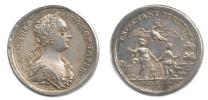 Oexlein - medaile města Frankfurt n.M. na mír 1763