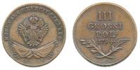 Cu III Groš 1794 - armádní ražba pro Halič