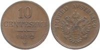 10 Centesimi 1852 V
