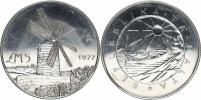 5 Liri 1977 - Větrný mlýn Xarolla          KM 47   Ag 925  28
