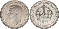 1 Crown 1937              KM 34    Ag 925  28