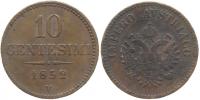 10 Centesimi 1852 V