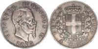 5 Lire 1873 M/BN          KM 8