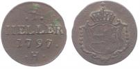Cu Haléř 1797 H