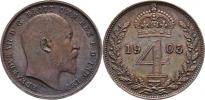 4 Pence 1903 - typ Maundy Sets