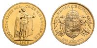 100 Koruna 1908 KB - novoražba