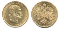 20 Koruna 1898 b.zn._tém.