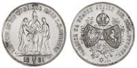 Pilz - medailka na památku sňatku 10.5.1881 - svateb.