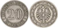 20 Pfennig 1888 A          "R"