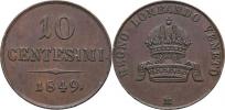 10 Centesimi 1849 M - větší typ