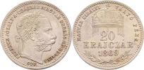 20 Krejcar 1869 GYF - dlouhý opis