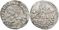 Malý groš 1593 Praha - Ercker. HN-21, opis 7a