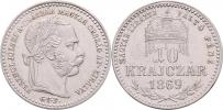 10 Krejcar 1869 GYF - dlouhý opis