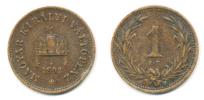 1 Fillér 1892 KB         "R"