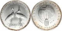 200 Forint 1992 - dva čápi           KM 688     Ag 500  10