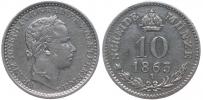 10 Krejcar 1863 A