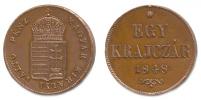 Egy Krajczár 1848 - maďarský nápis (revoluce)_tém.