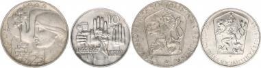 10 Kčs 1964 - SNP25 Kčs 1965 - 20. výr. osvobození           2 ks