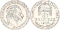 20 kr. 1868 KB - MAGYAR KIRÁLYI "R"