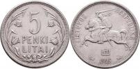 5 Litai 1925