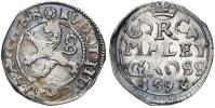 Malý groš 159Z K. Hora - Šatný. HN-1b, opis 7a (.D.G - R.I.)