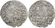 Malý groš 1609 K. Hora - Škréta. HN-19a, opis 7a (.D G - R.I.). n. okr.