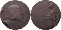 Jan Hus - základní kámen pomníku v Praze 5.7.1903 -