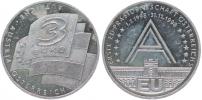 Rakousko -  3 Euro 1998 - 1.prezident EU 1998