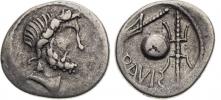 Napodobenina římského republikánského denáru, Eraviskové