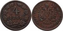 4 Krejcar 1861 A