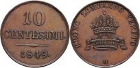 10 Centesimi 1849 M - větší typ