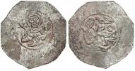 Denár z let 1179-81. Cach-627. nedor.