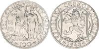100 Kčs 1948 - Karlova univerzita