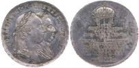 Větší jeton na návštěvu v Budapešti 25.6.1780 v souvislosti