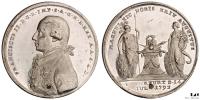 Medaile na korunovaci římským císařem 1792 ve Frankfurtu