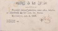 Rožňava (Rozsmyó) - 5 Krejcar 5.10.1860