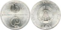 10 M 1968 - Johann Gutenberg        KM 20      "R"