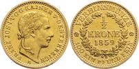 1/2 Spolk. Koruna 1859