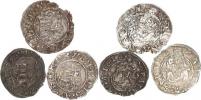 Denár 1576 K-B; +Rudolf II. - Denár 1583 K-B; +Matyáš II. - Denár
