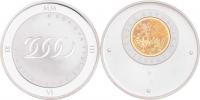 2000 Koruna 2000 - mileniová ražba s hologramem