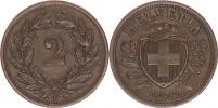 2 Rappen 1875 B        "R"