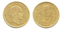 4 Forint = 10 Franken 1871 KB_tém.
